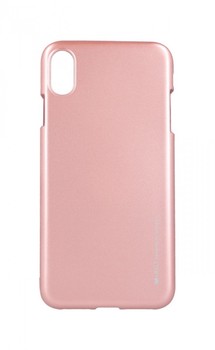 Zadní silikonový kryt na iPhone XS Max růžový